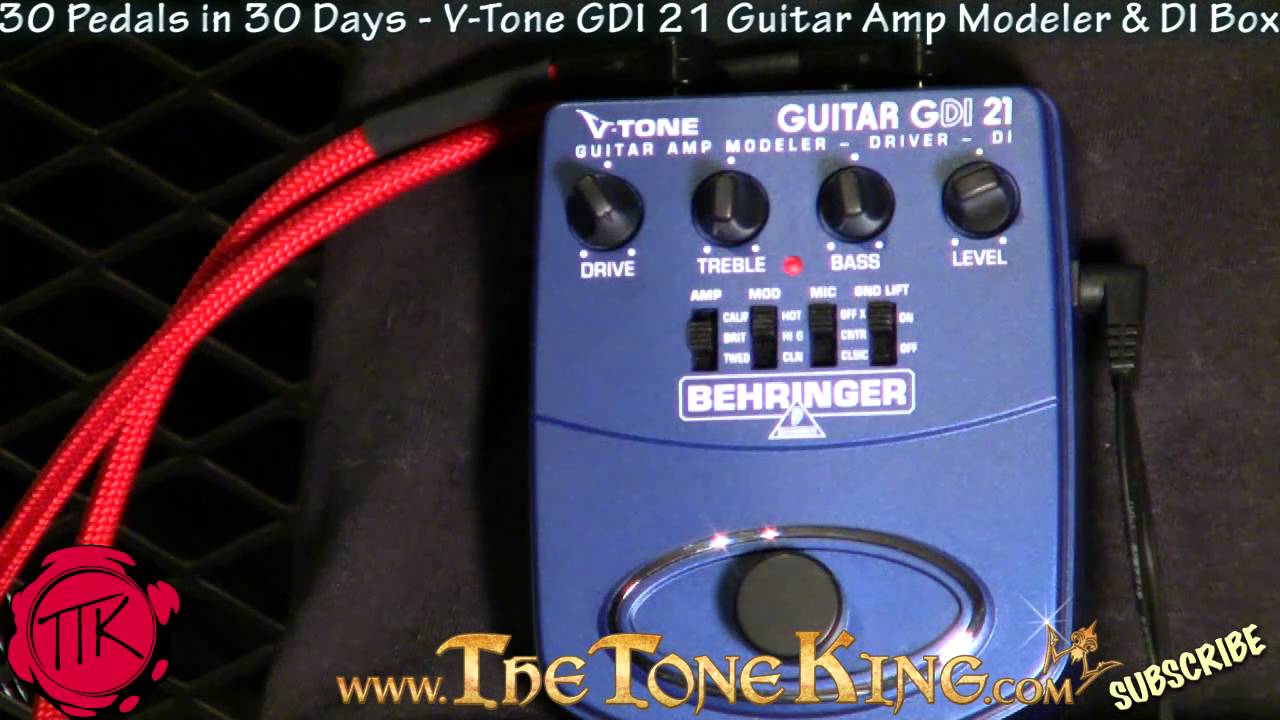 V-Tone Amp Modeler Pedal (Marshall Mesa Fender) GDI 21 (based on SansAmp GT2) Winter NAMM 2011 '11