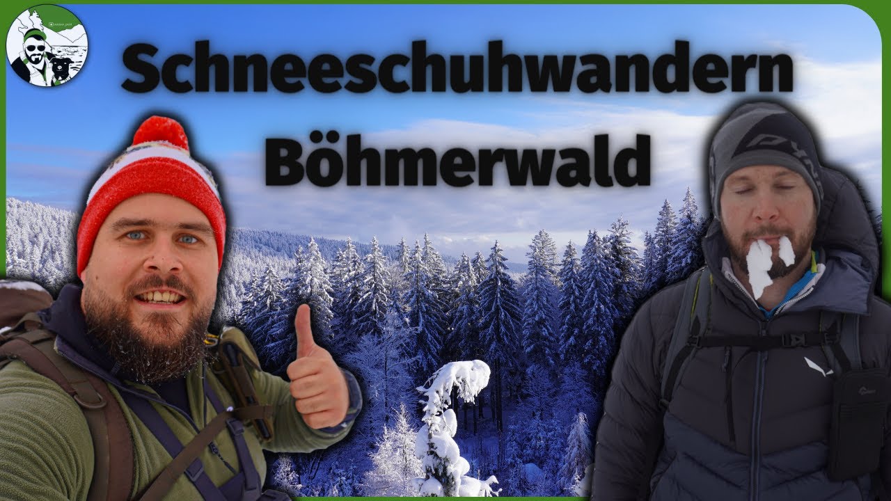 Schneeschuhwandern im Böhmerwald || Plöckenstein Rundgang 1379 m