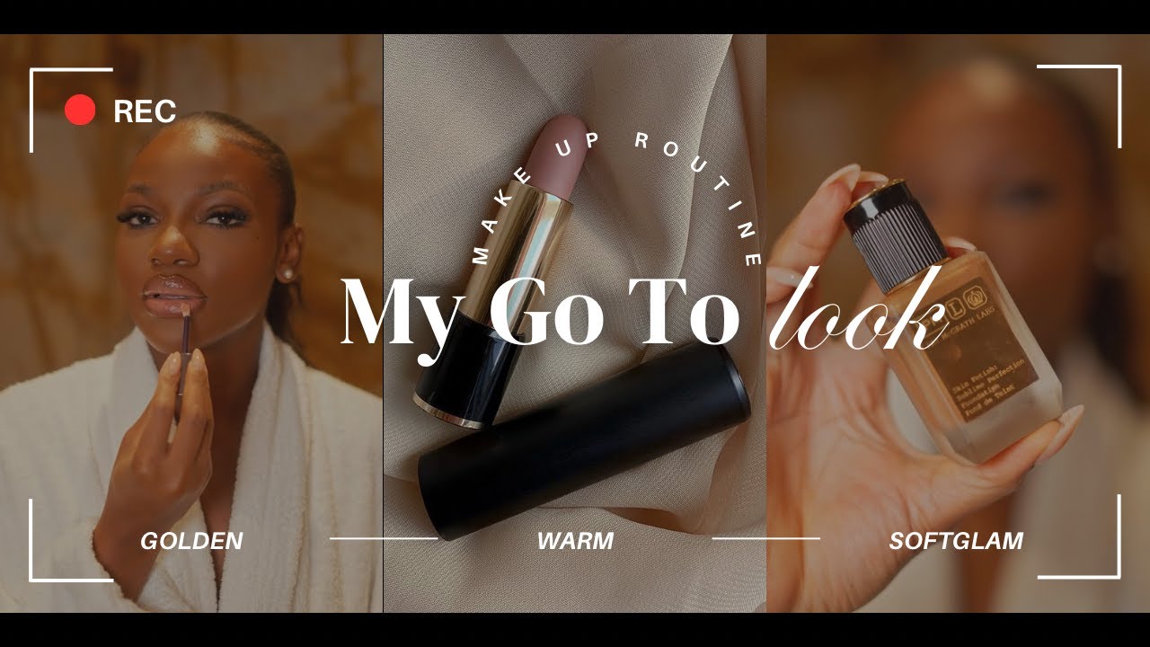 Asiyami Gold Make-Up Routine