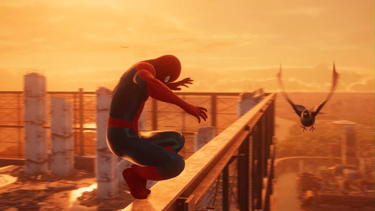 Marvel's Spider-Man 2 swinging