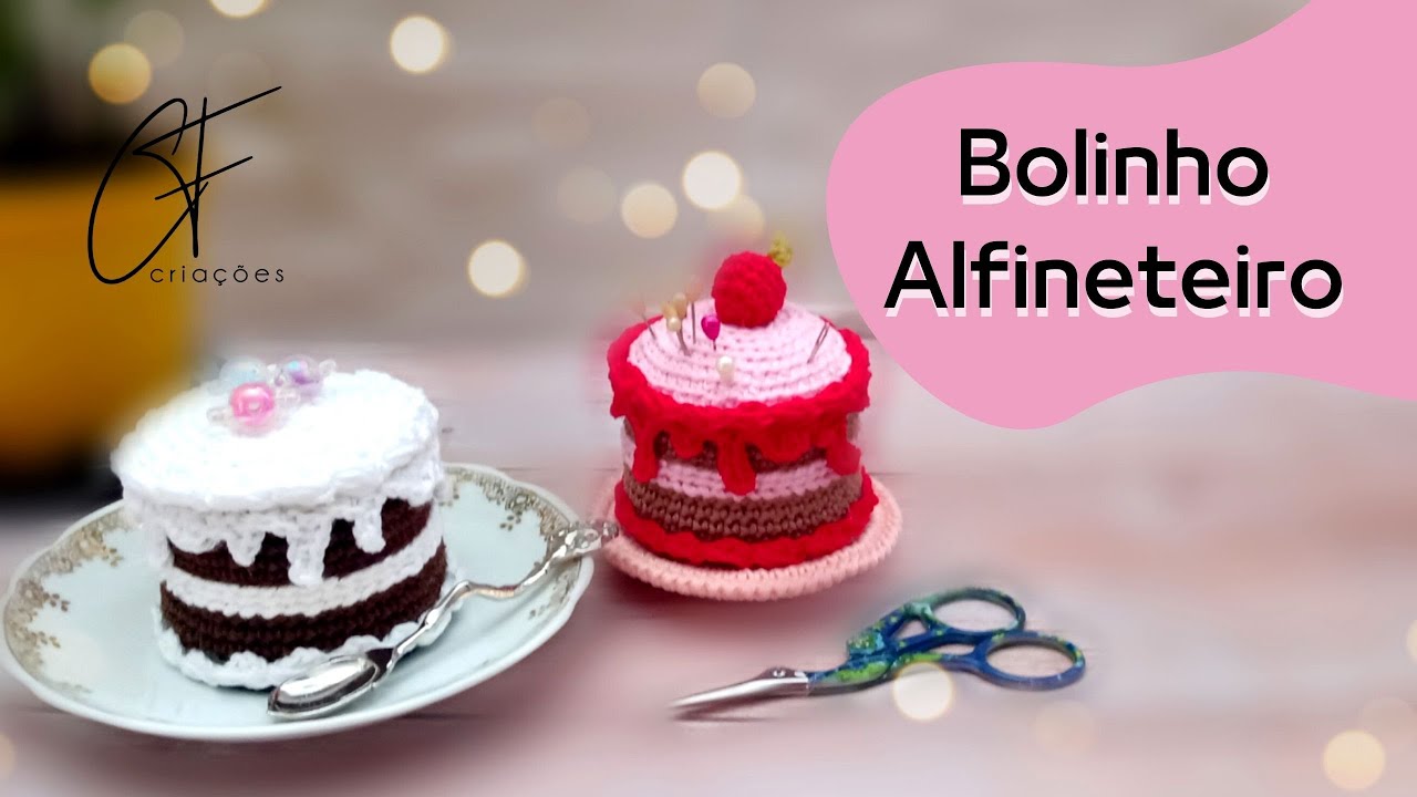 AMIGURUMI - BOLINHO ALFINETEIRO