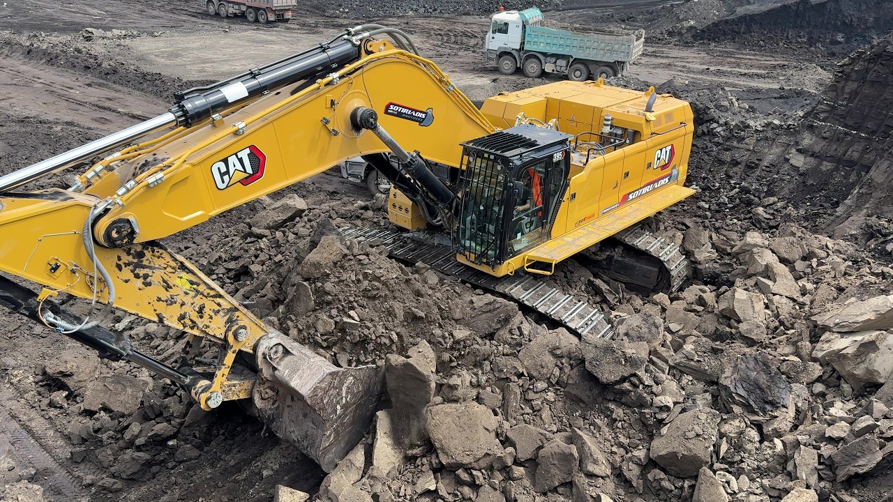 Two Passes to Full | Caterpillar 395 Mining Performance - Sotiriadis Mining Works