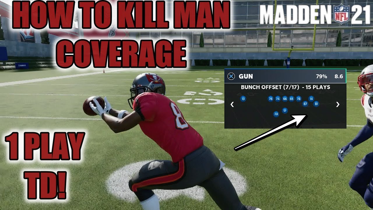 I FOUND THE BEST MAN BEATER IN MADDEN 21! SCORE EASY 1 PLAY TOUCHDOWNS VS MAN COVERAGE NOW!