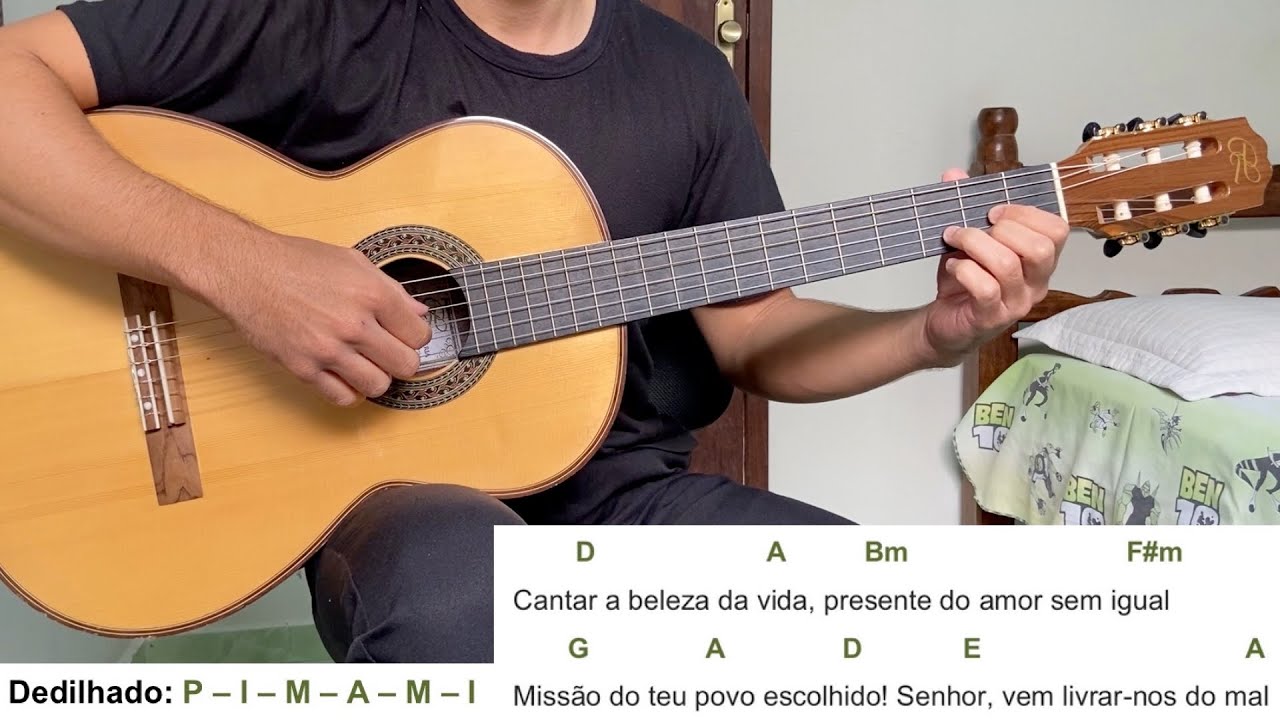 CANTAR A BELEZA DA VIDA (canto de comunhão) | como tocar no violão [letra e cifra]