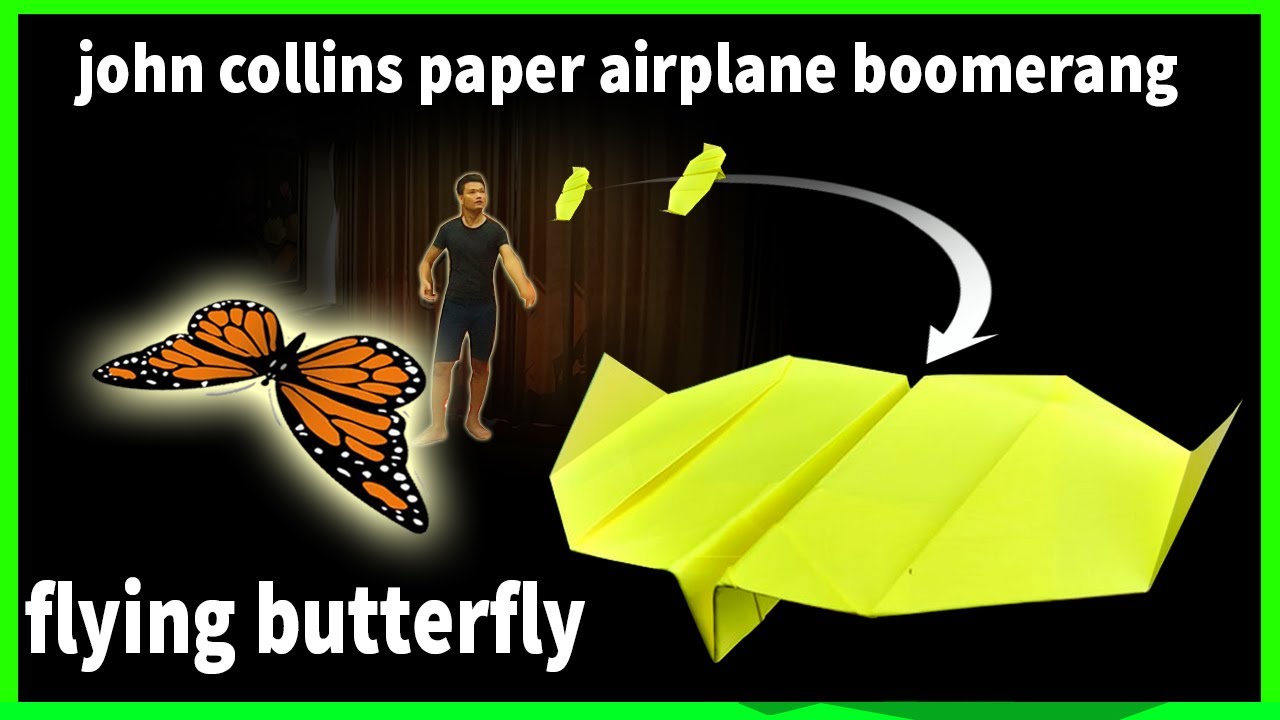 23 طائرة ورقية تعود اليك طائرة ورقية | boomerang airplane come back