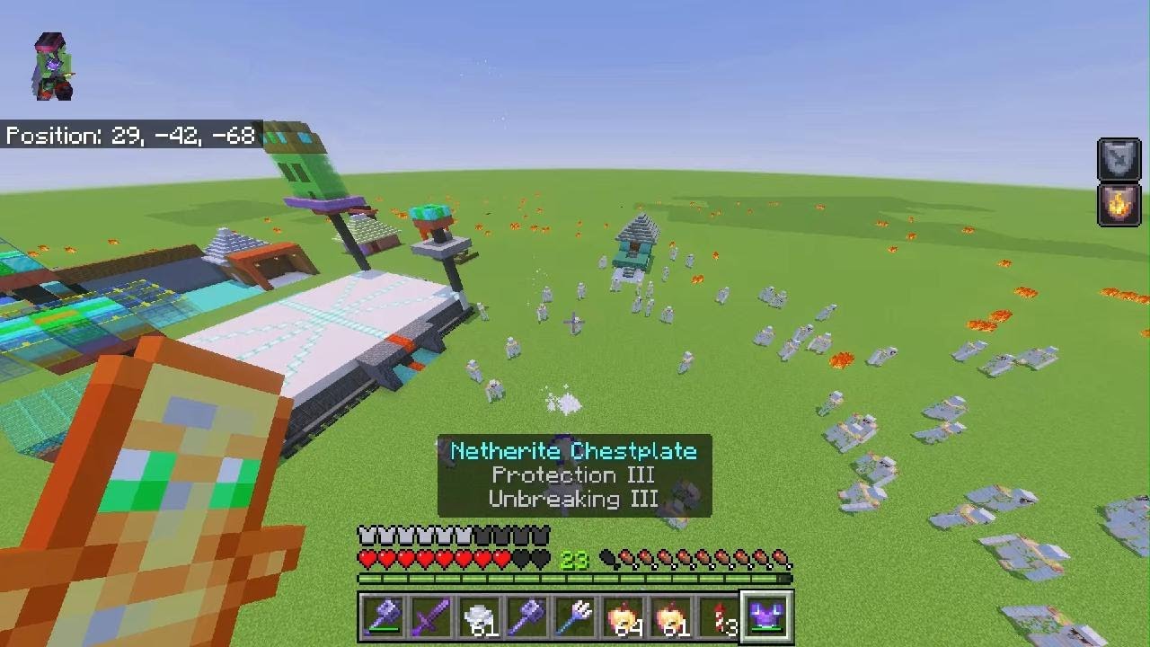 Elytra Macing Iron Golems