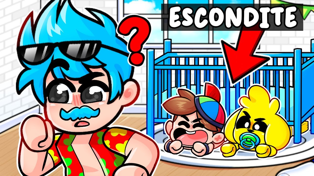 ¡BEBÉ INVICTOR se ESCONDE de los COMPAS! 🤣 ESCONDITE EXTREMO en Roblox