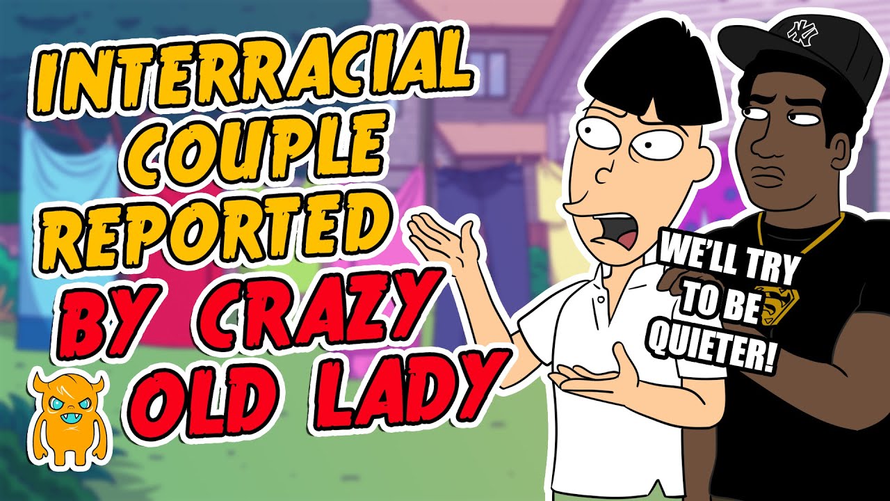 Interracial Couple Drives Old Lady CRAZY (cops called)