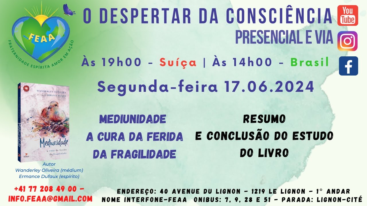 Mediunidade: RESUMO  E CONCLUSÃO DO ESTUDO  DO LIVRO