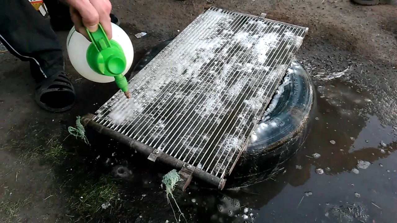 Самостоятельная промывка радиатора в домашних условиях