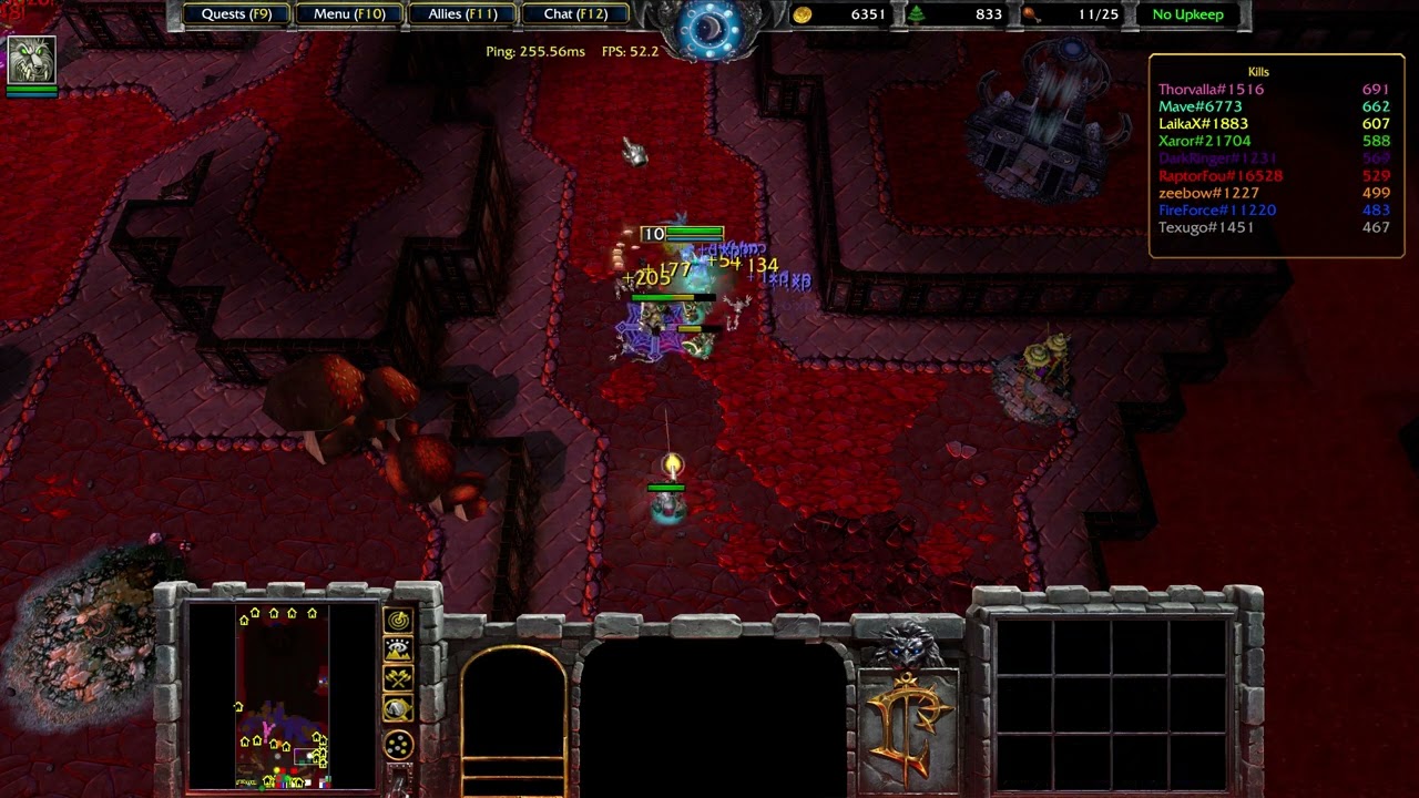 Warcraft 3 Frozen Throne – 10 Hero Siege Gameplay | Classic Custom Map
