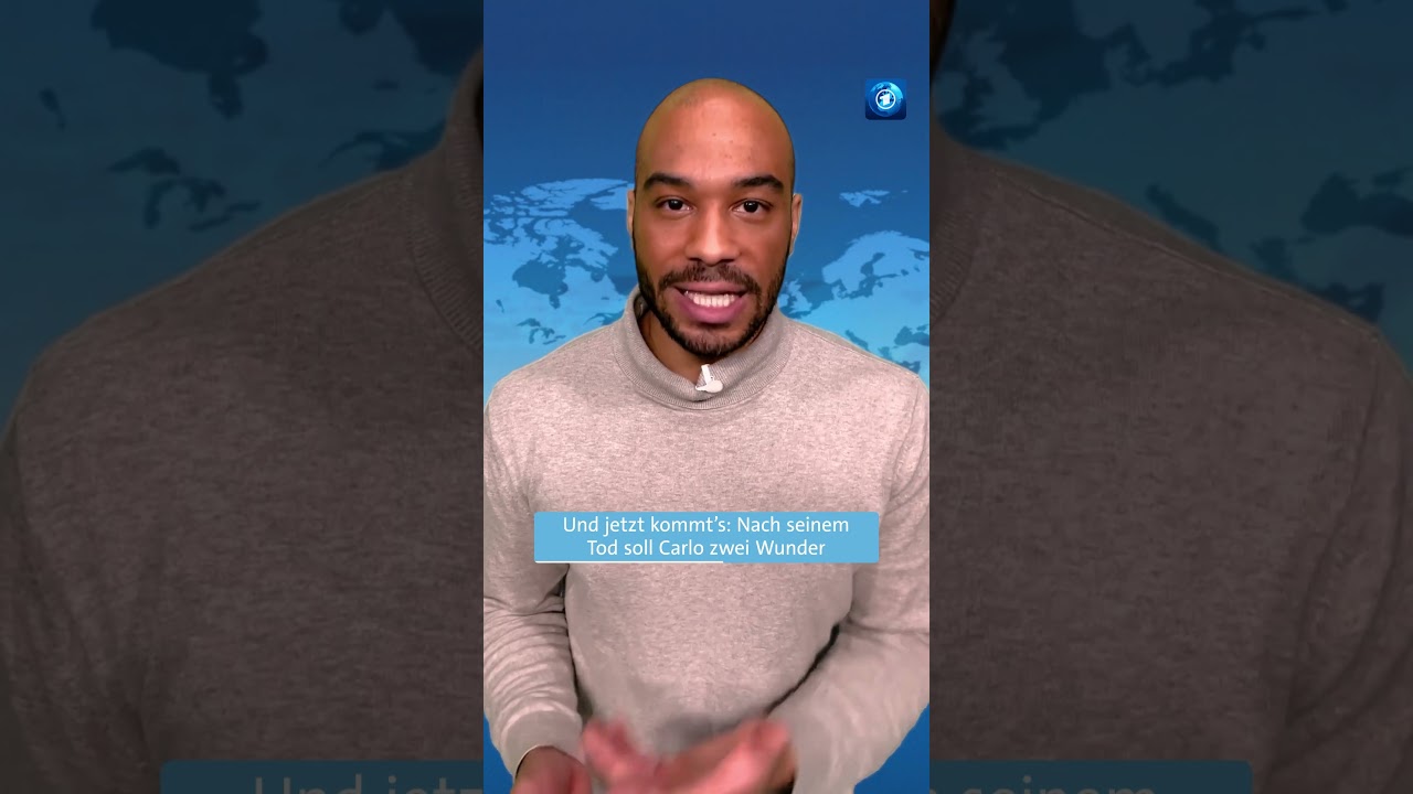 Gottes Influencer: Carlo Acutis vor Heiligsprechung #Kirche #tagesschau #shorts #nachrichten