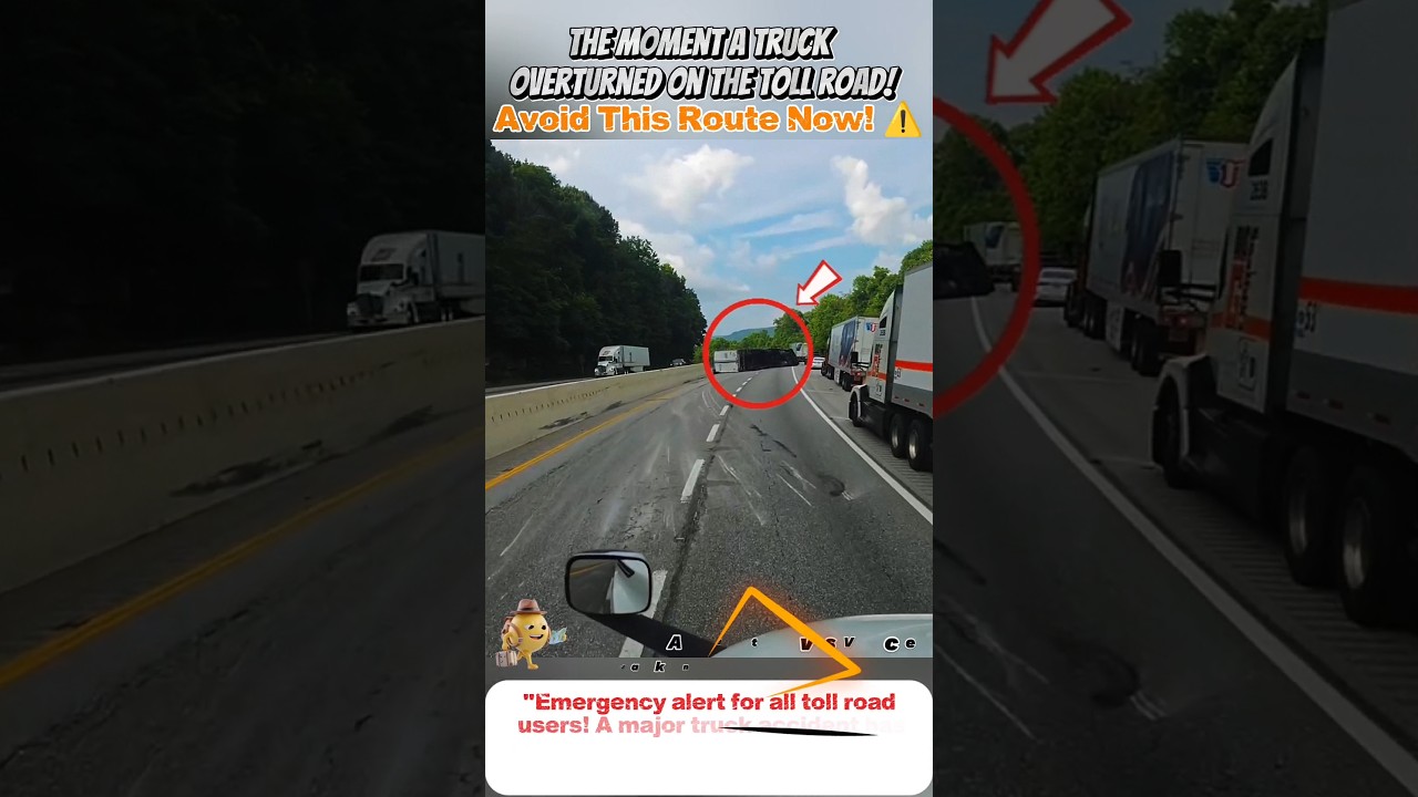 Gridlock Looms! 🛑 #shortvideos #accident