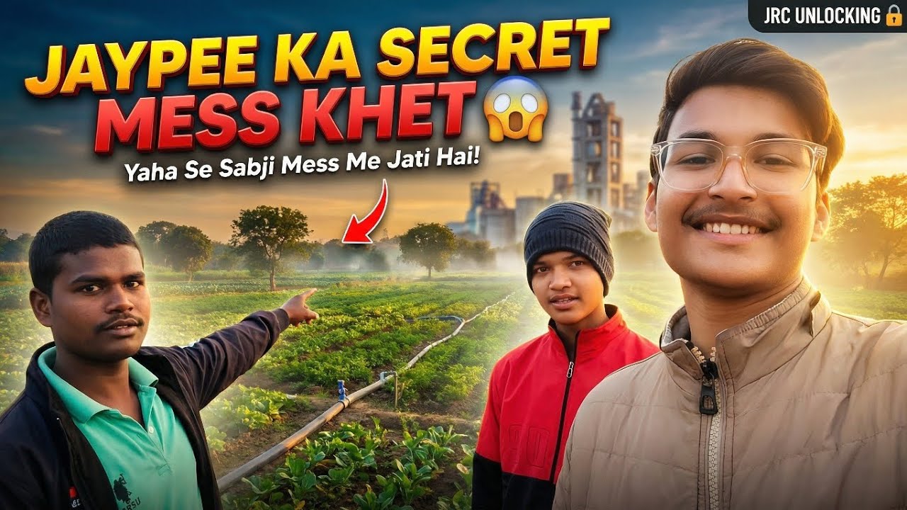 JAYPEE Plant Ke Andar SECRET KHET 😱 Yahan Se Sabji Mess Me Jaati Hai! | JRC Unlocking Ep.11