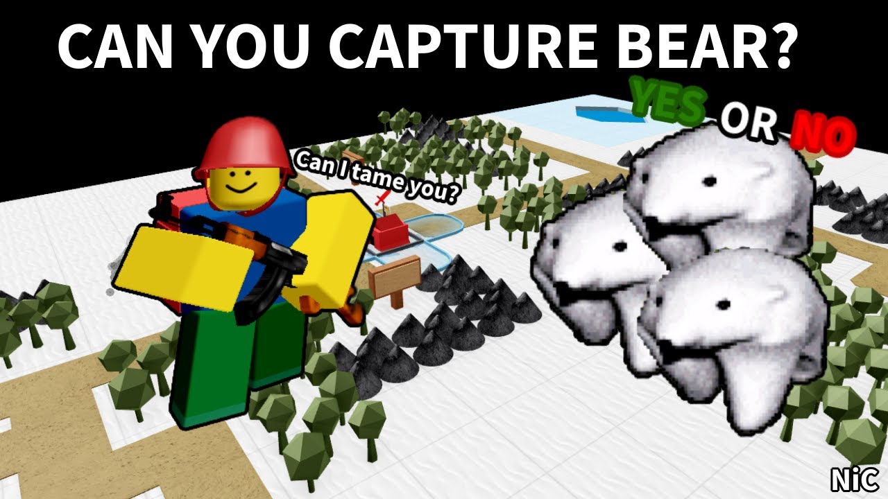 Can you capture BEARS? | Noobs In Combat