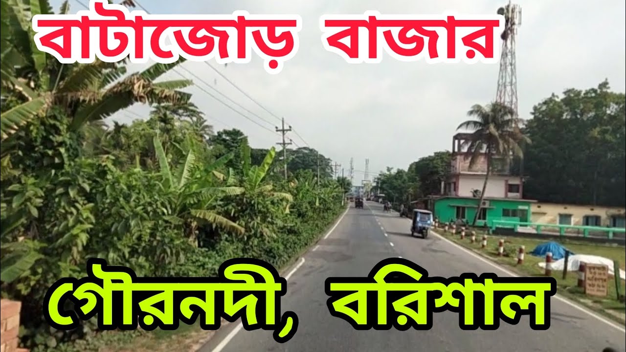 বাটাজোড় বাজার, গৌরনদী, বরিশাল। Batajor Bazar Barisal.