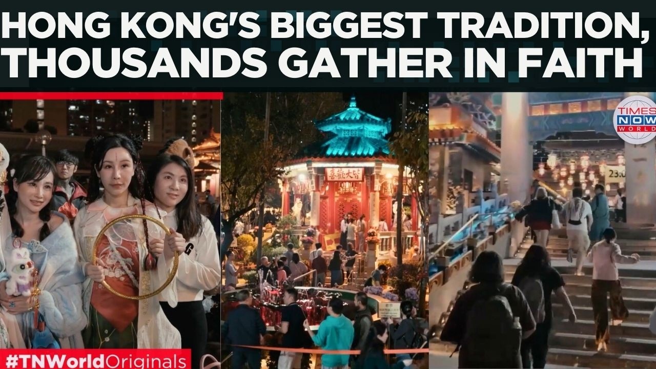 HONG KONG CELEBRATES NEW YEAR: Massive Crowds Honour Wong Tai Sin For Global Peace | World News