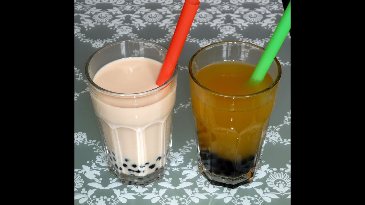Bubble Tea mit Tapioka-Perlen (Bubble Tea/Pearl Milk with Tapioca Pearls)