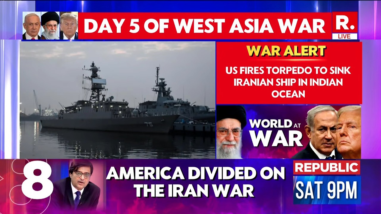 Iranian Ship Sinks After US Submarine Attack, 148 People Reportedly Missing