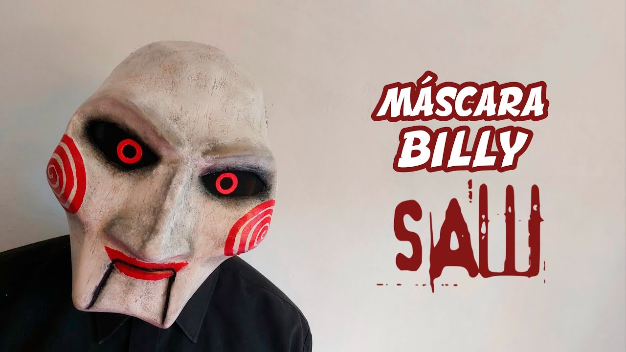 Cómo hacer la MÁSCARA DEL TITERE DE SAW con materiales reciclados