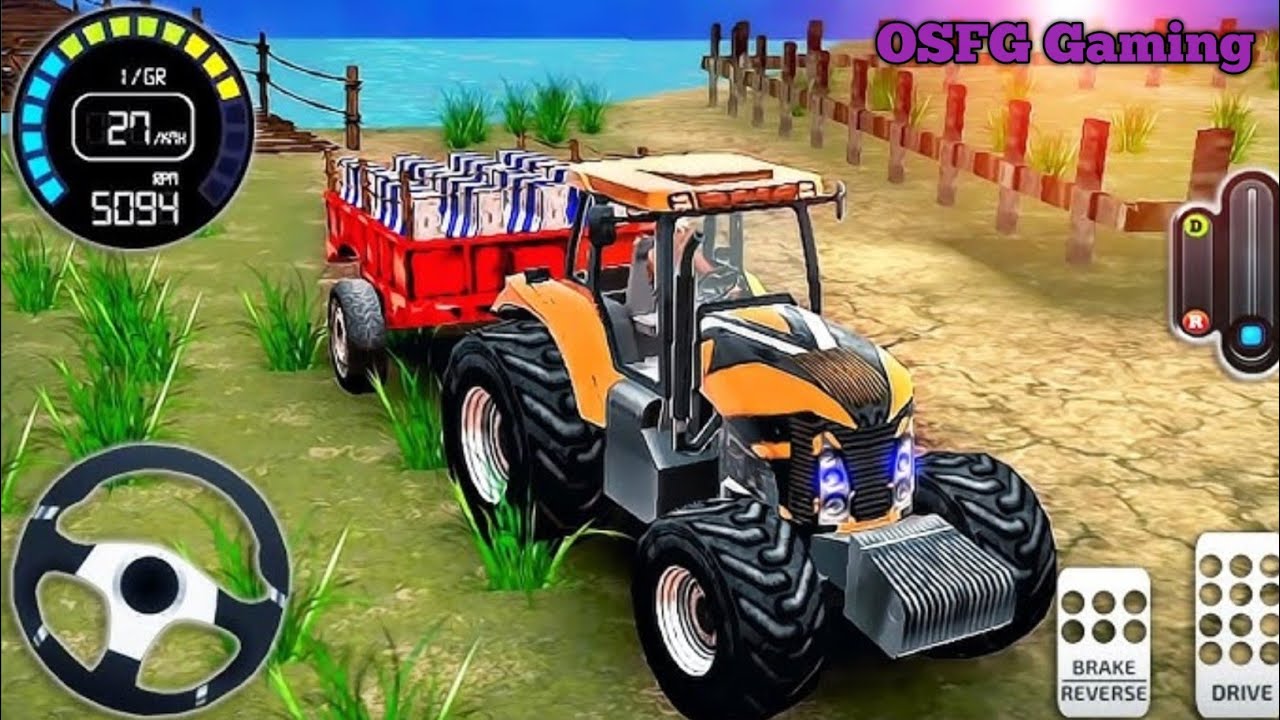 Real Tractor Games 2026 - Modern Farm Tractor Driving Games - Farming Tractor 3D - Android Gameplay