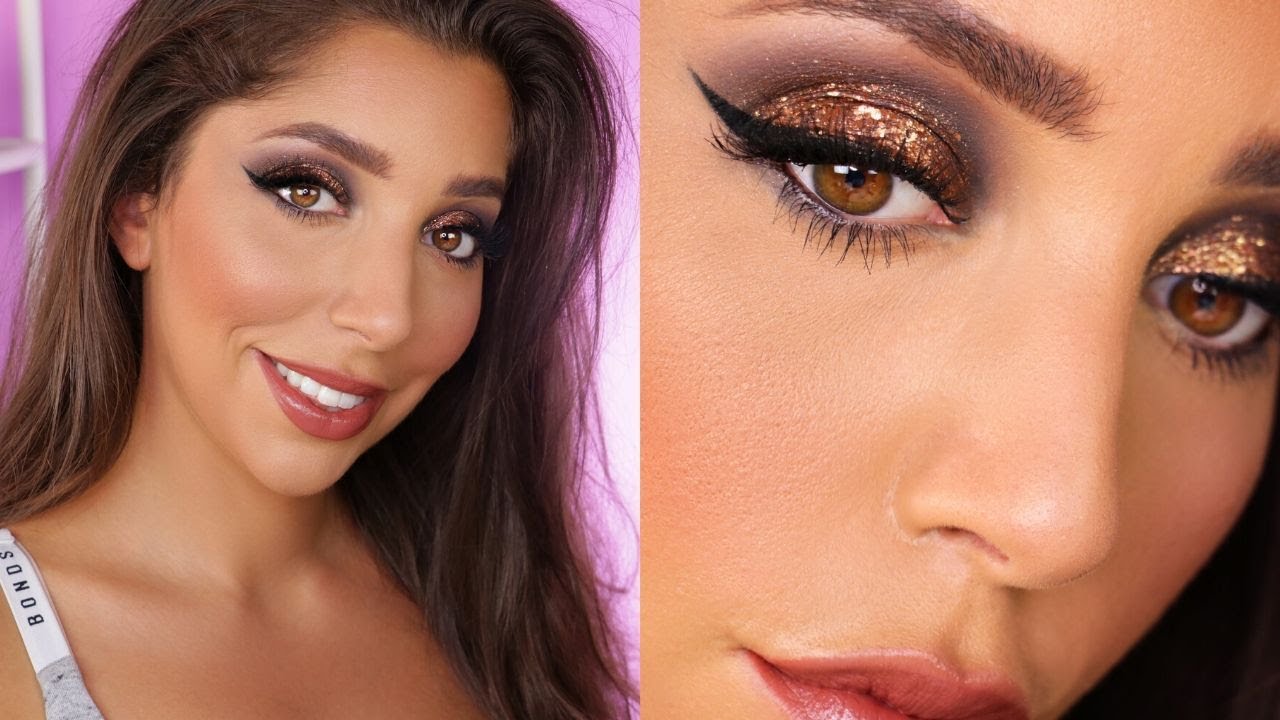 Bronze Smokey Eyes Step By Step