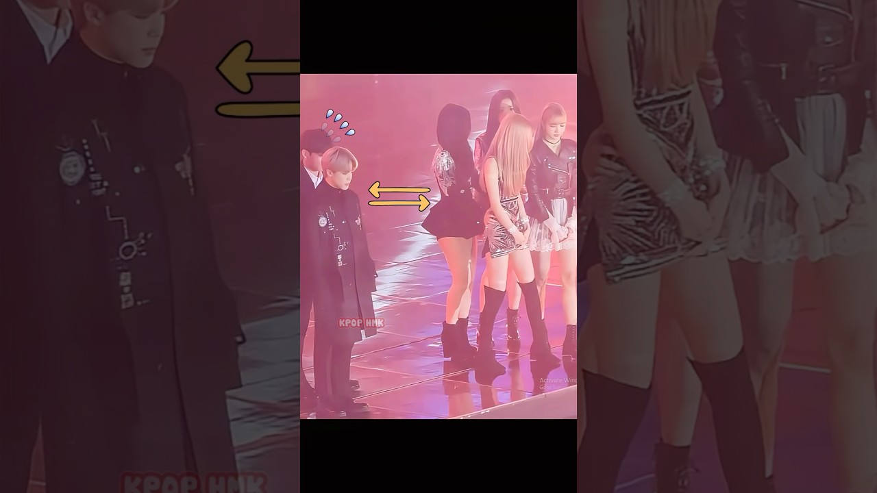 BTS испугались, когда стояли рядом с Blackpink