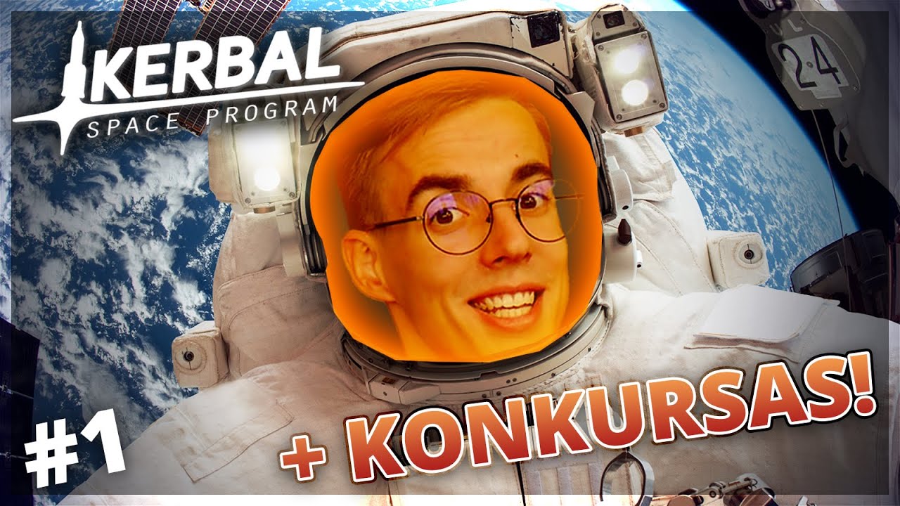 ĮKŪRĖME KOSMOSO ĮMONĘ 😮 + konkursas #1 Kerbal space program lietuviškai