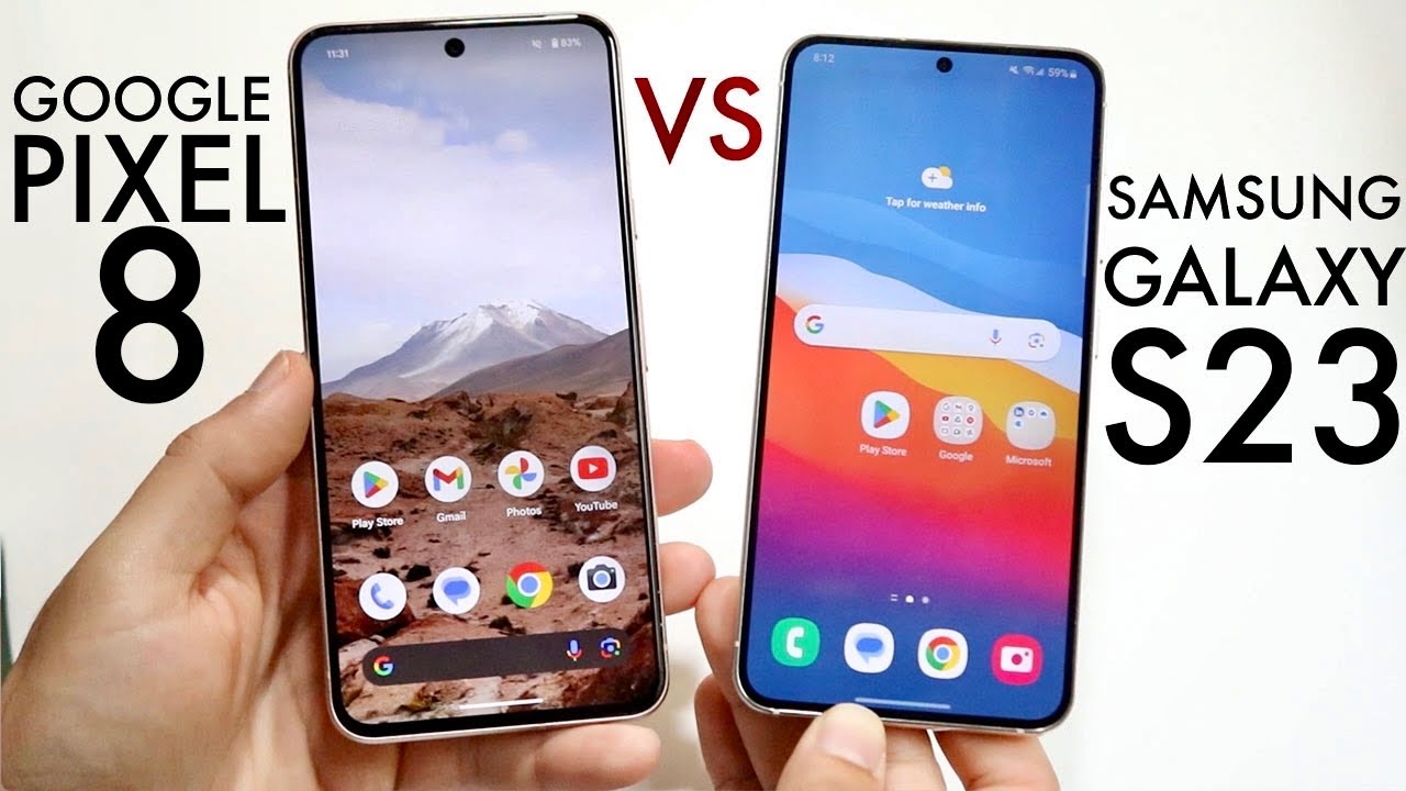 Google Pixel 8 Vs Samsung Galaxy S23! (Comparison) (Review)