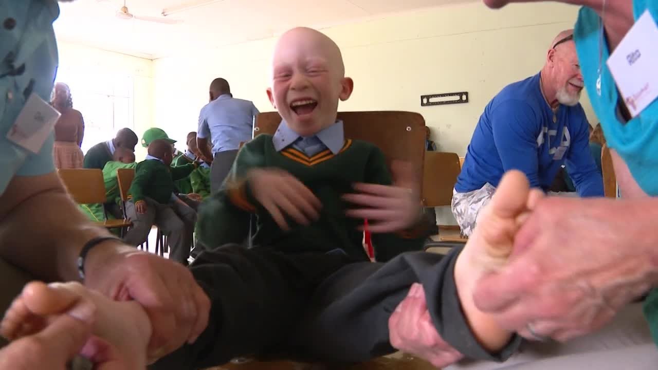 From Iowa to Africa: Donating shoes to children, eyeglasses to women, hygiene kits to teen girls