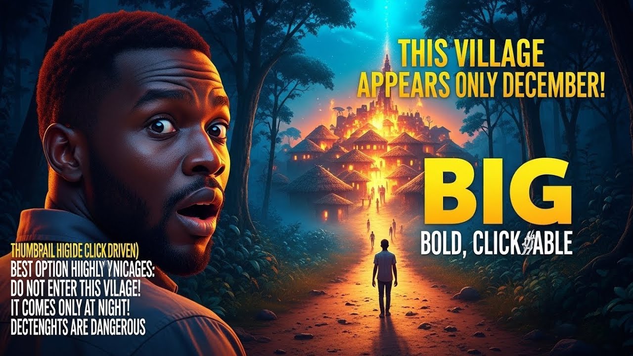 The Cursed Village That Only Appears in December Nights | AfricanFolktale