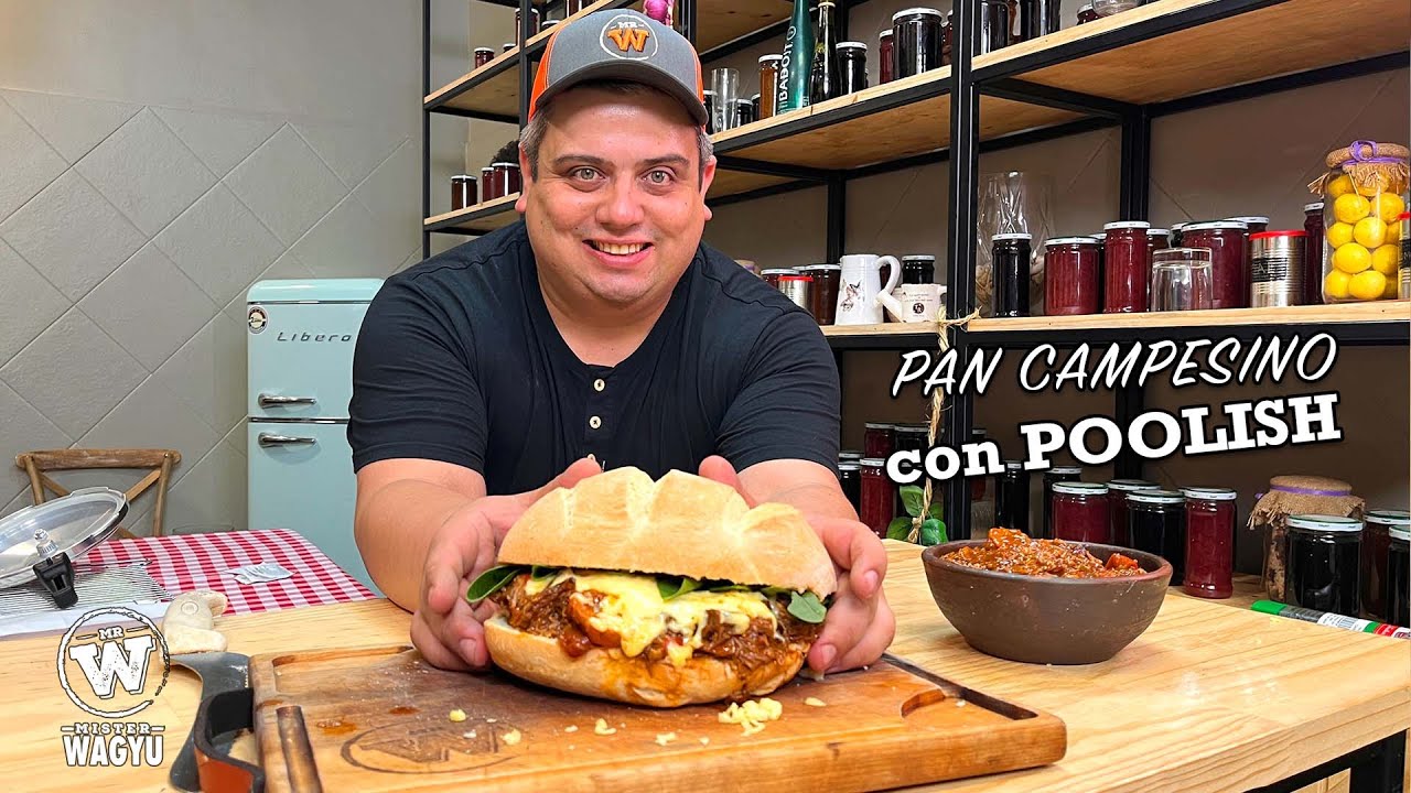Pan campesino con Poolish - Mr Wagyu