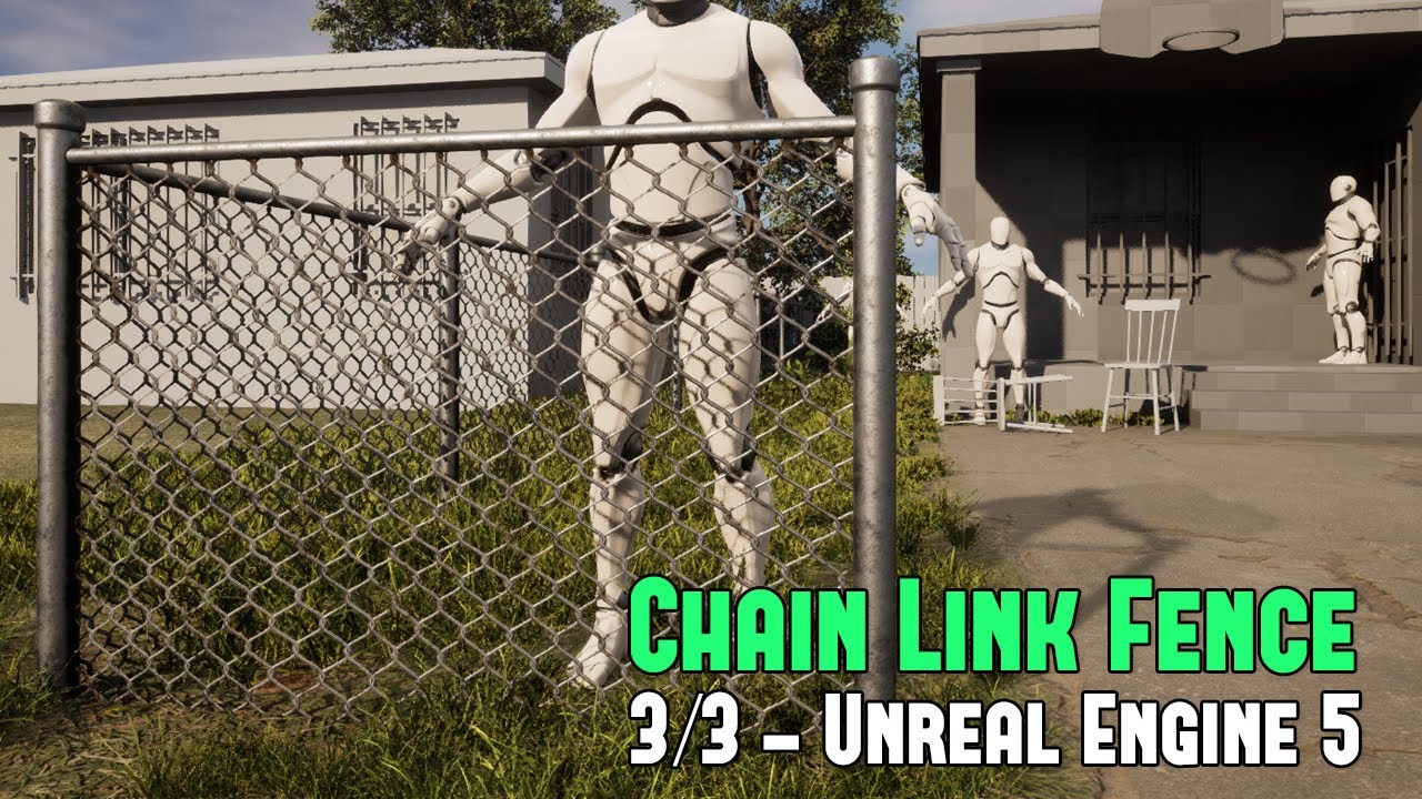 Beginner’s Tutorial to Creating Chain Link Fence Part 3/3 - UE5