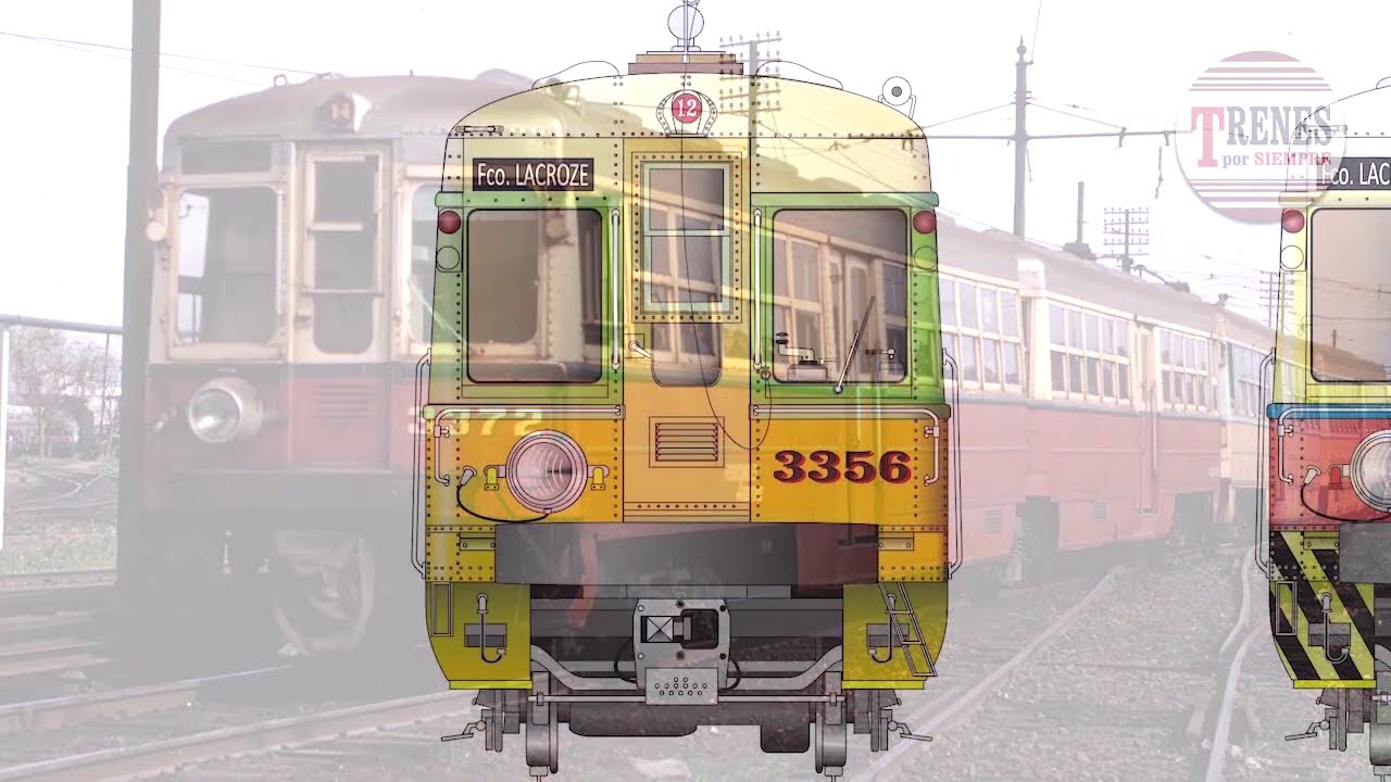 Historia Ferroviaria en Trenes por Siempre - Tranvías serie 3300 de la Línea General Urquiza.