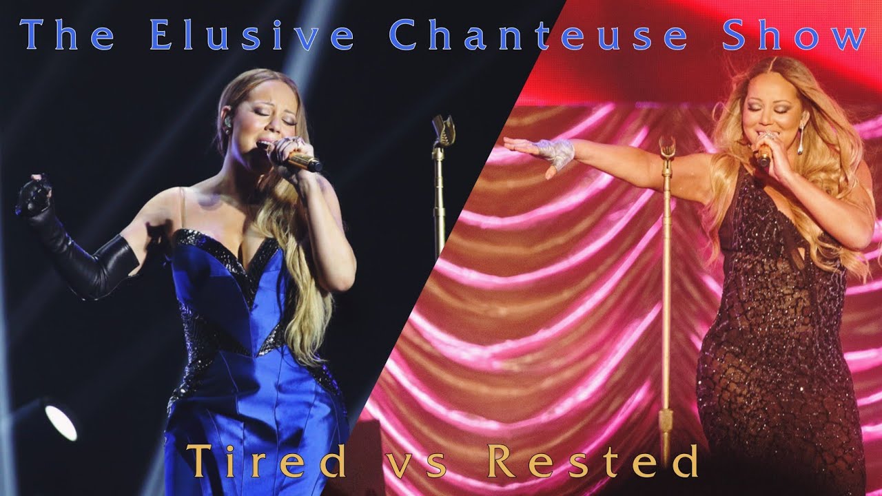 Mariah Carey - Tired VS Rested Vocals - The Elusive Chanteuse Show (2014)