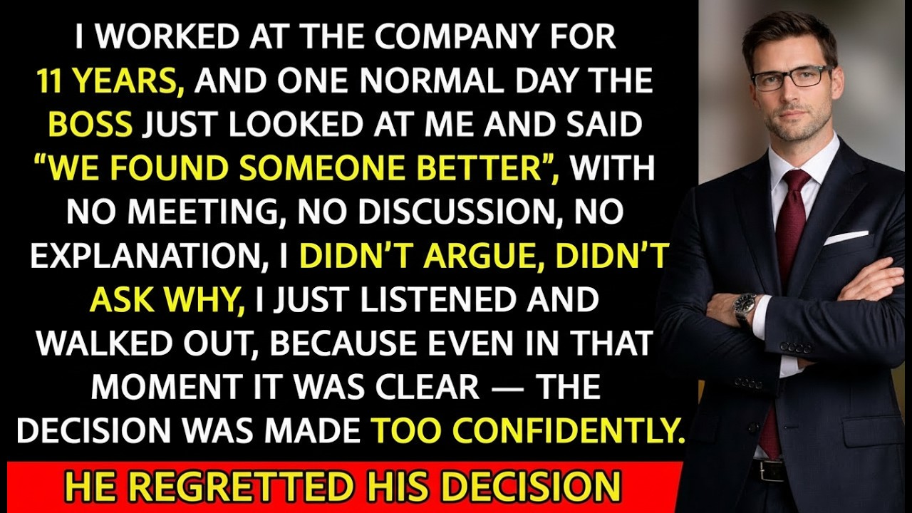Fired After 11 Years… Senior Management Had the Final Say 😱