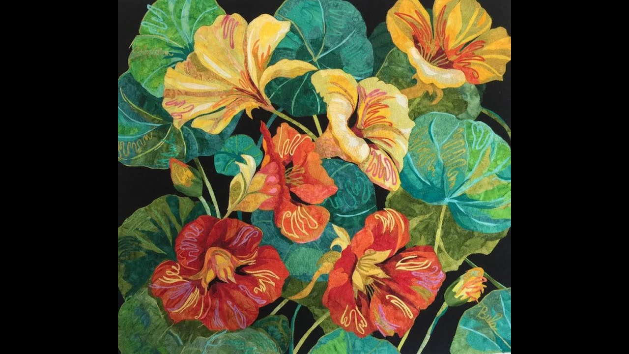 Art Quilt “Fire On My Mind”  by Melinda Bula