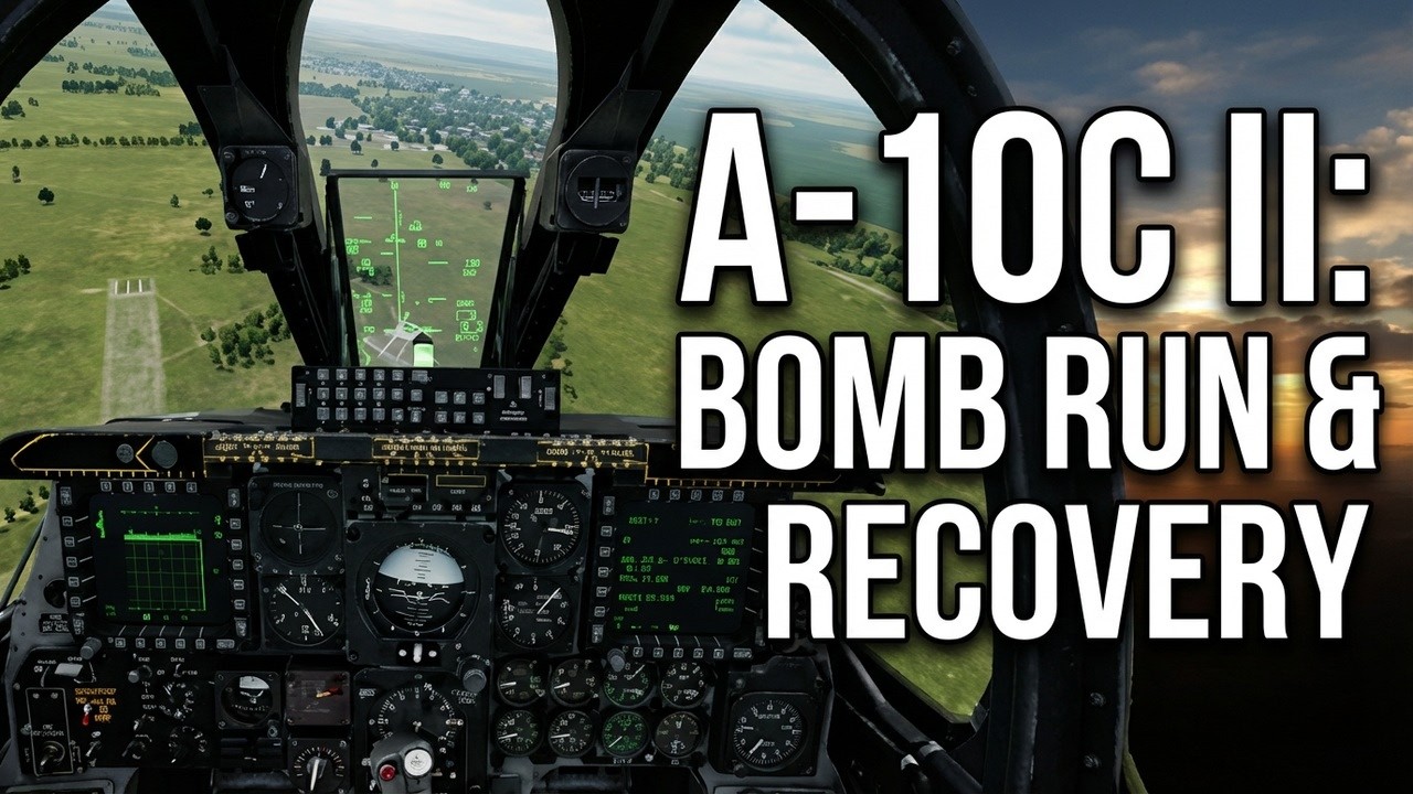 A-10C II Bomb Runs → BRRRRT → Recovery | DCS World