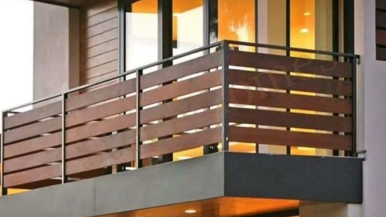 Top Wooden Balcony Railing Designs
