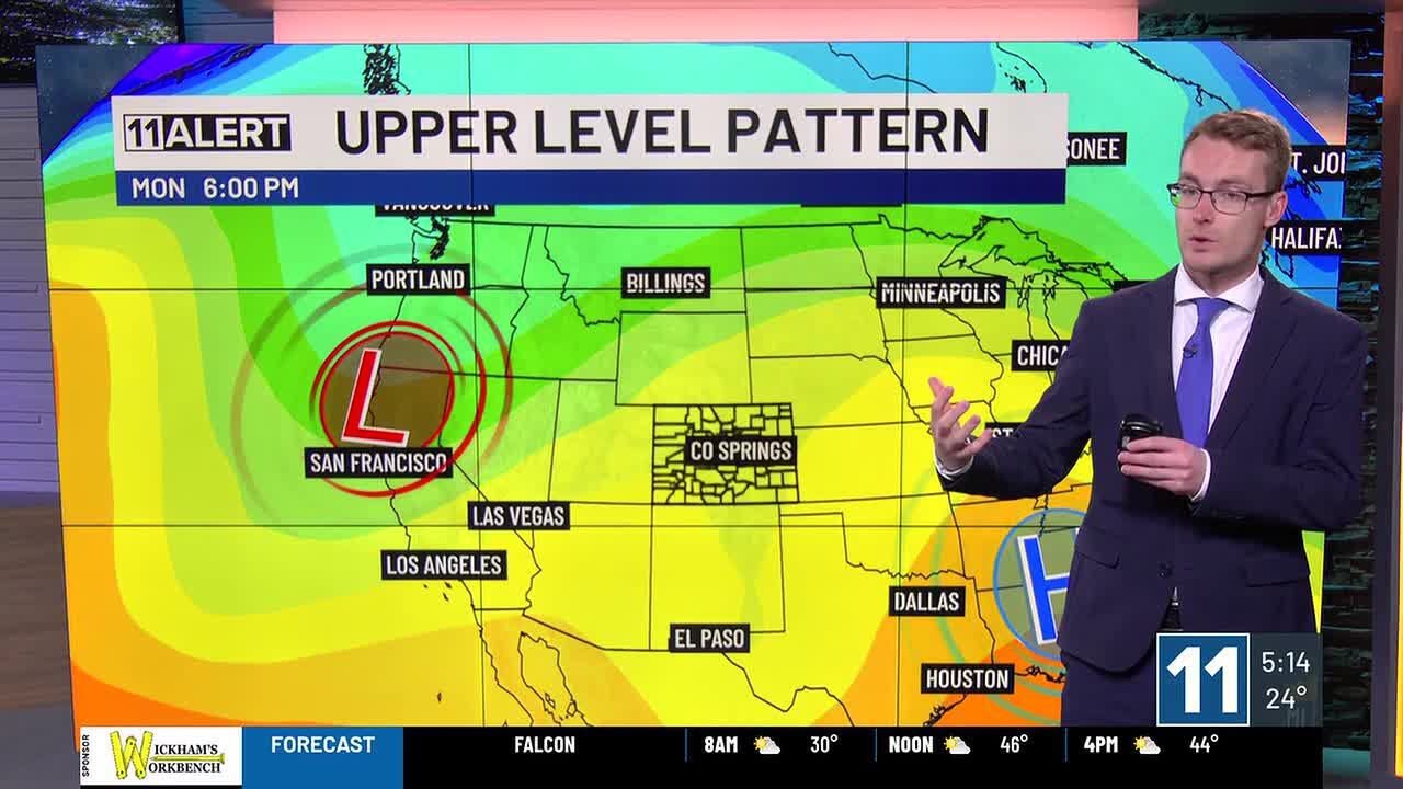 Breezy winds, chance for snow showers later Tuesday