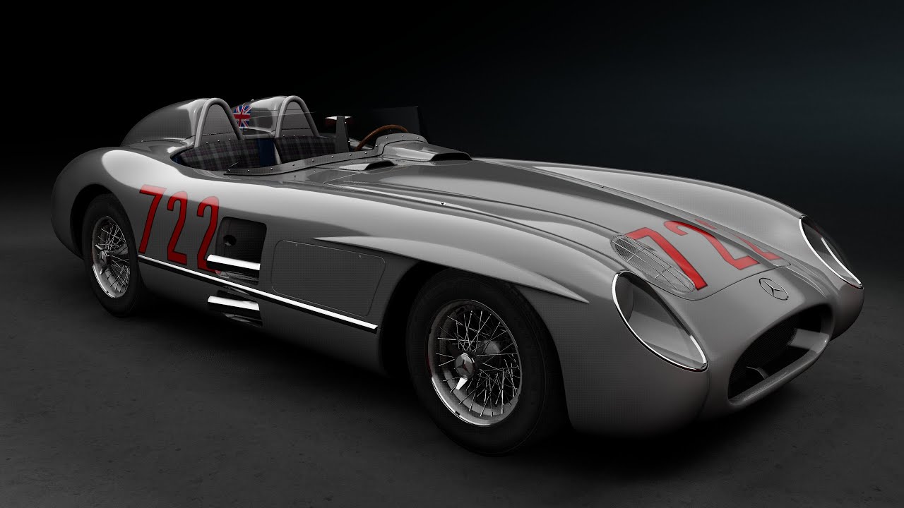 Assetto Corsa: 1955 Mercedes 300 SLR at Abulzz Targa Florio .204