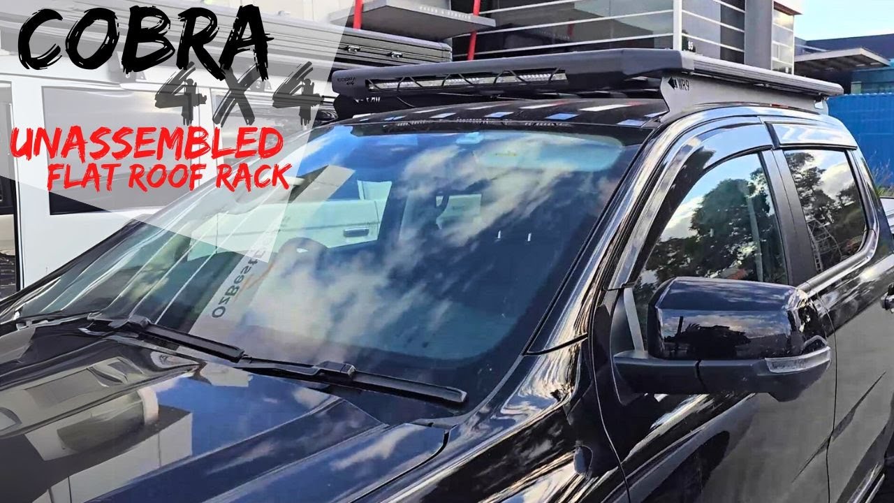 Unassembled Flat Roof Rack Aluminium Platform Brackets Fits Ranger Next Gen 2022 onward 150 x 125 cm