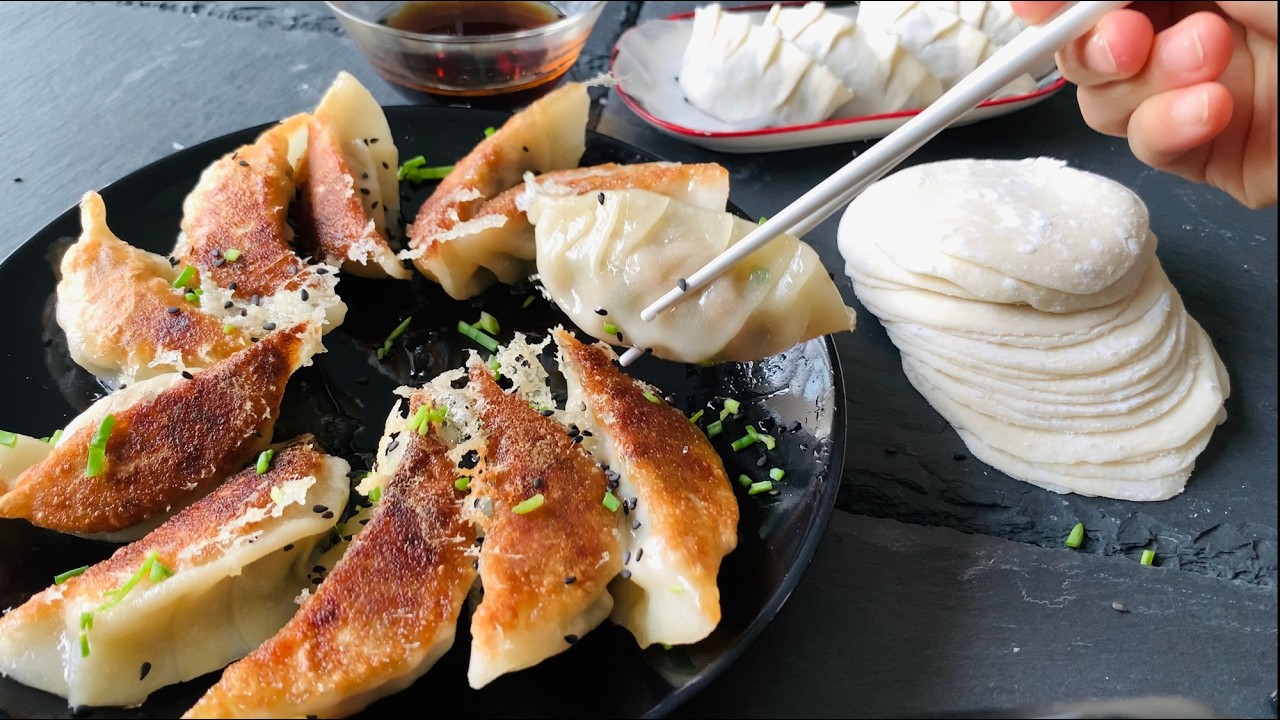 Pâte à Gyoza, La Pâte Très Facile à Réaliser | Feuilles de Gyoza | Gyoza Croustillant à La Poêle