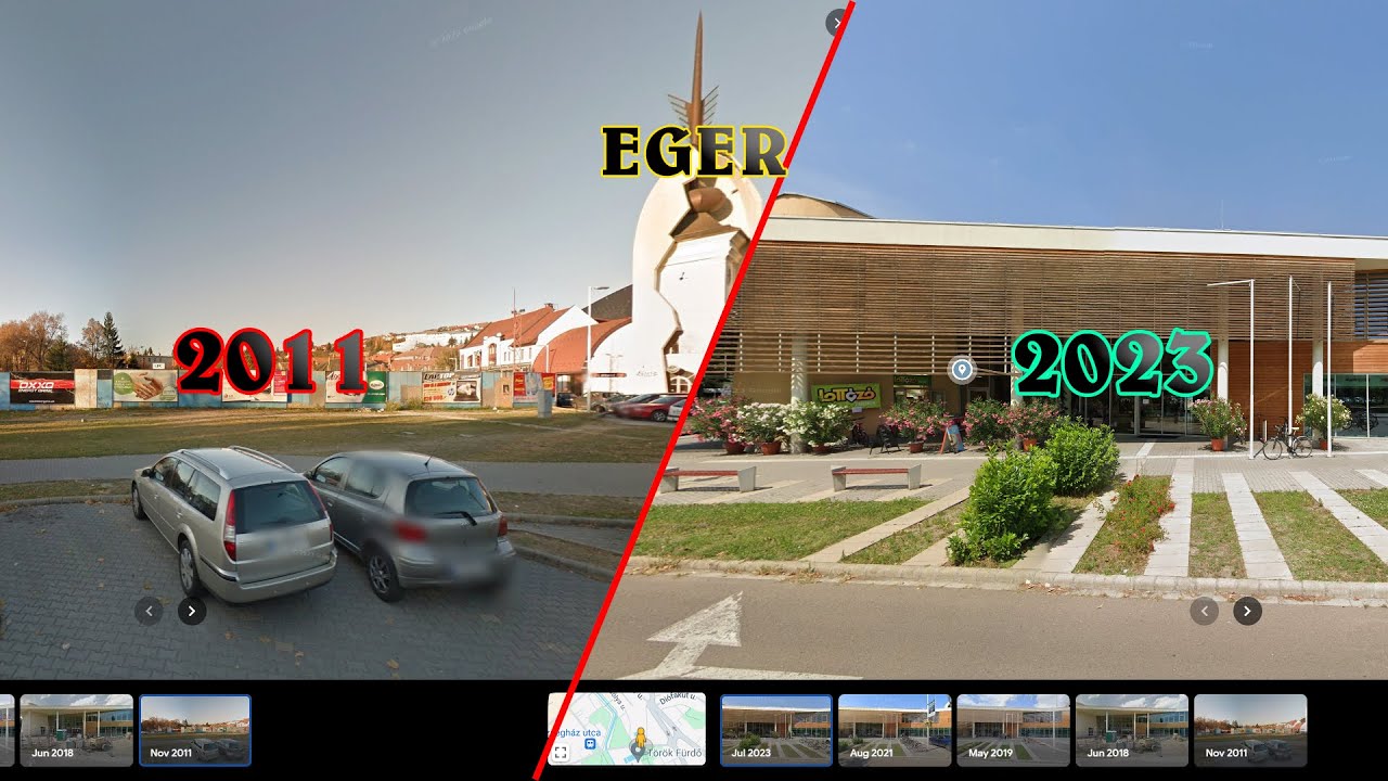 Így változott Eger (2011 vs. 2023)