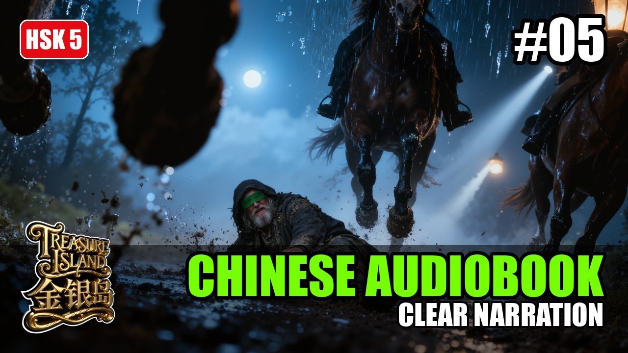 🏴‍☠️ 金银岛 (Treasure Island) - Part 5 of 34  | HSK 5 Chinese Audiobook