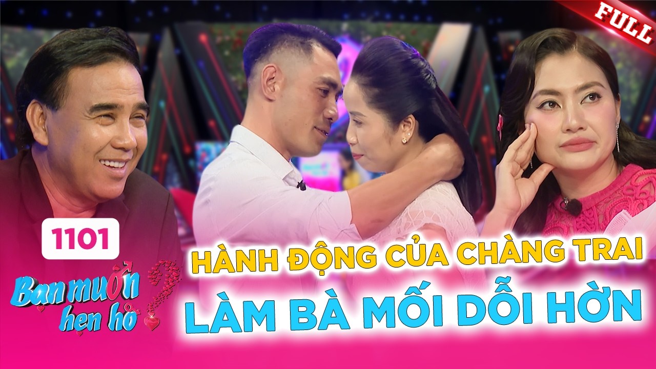 Bạn Muốn Hẹn Hò #1101B | Nhà trai 8x đứng trước gái xinh, bỗng hóa cậu bé nhút nhát