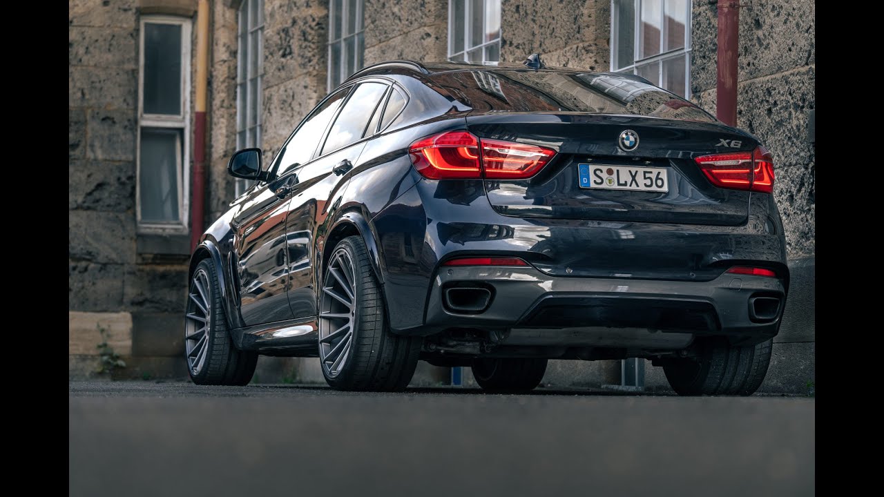 BMW X6 F16 40D mit @1986HAMANN Anniversary EVO II Felgen 10,5x22+12x22 deep konkav by JMS