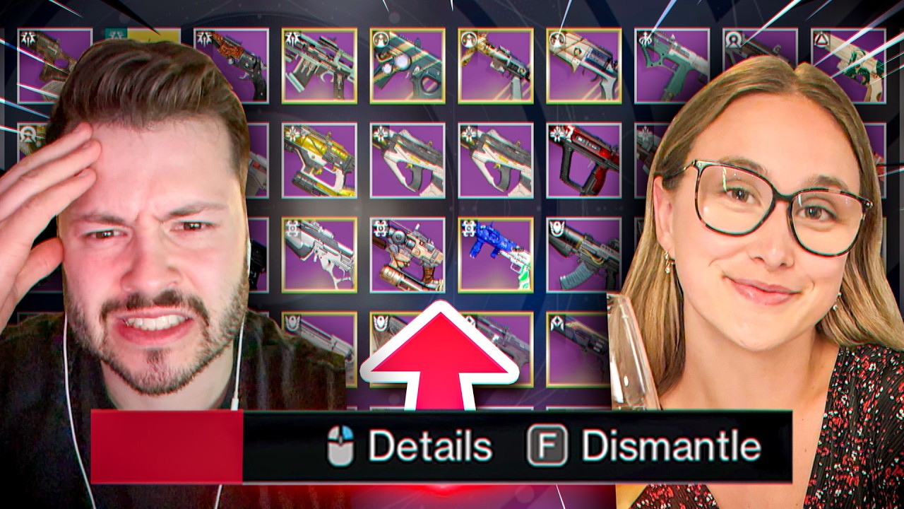 I let my Girlfriend Clean my Vault.. (She is a Destiny noob)