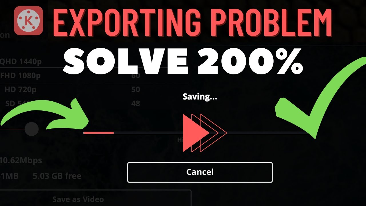 Best Solution 🔥😃 Kinemaster Video Export Problem || Kinemaster Export Problem 2022