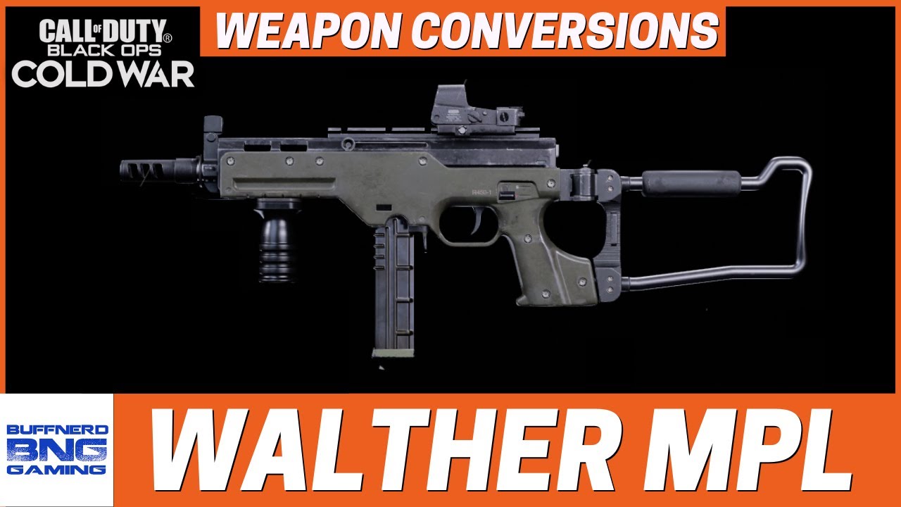 Walther MPL Weapon Conversions - Call Of Duty Black Ops Cold War